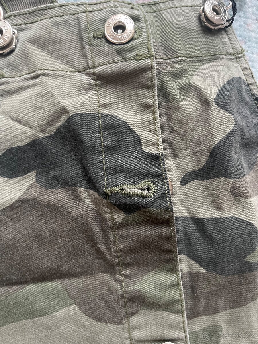 Maskáčové šaty - nové, vel.128 - 4