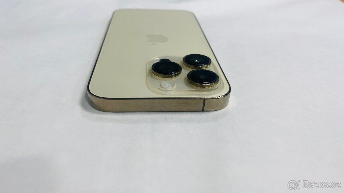 APPLE IPHONE 14 PRO 256 GB ZLATÝ,12 MĚS.ZÁRUKA,VELMI HEZKÝ - 4