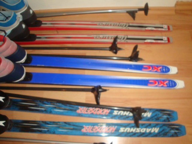 Komplet Běžky + boty + hole vázání Rottefella NNN - šupiny - 4