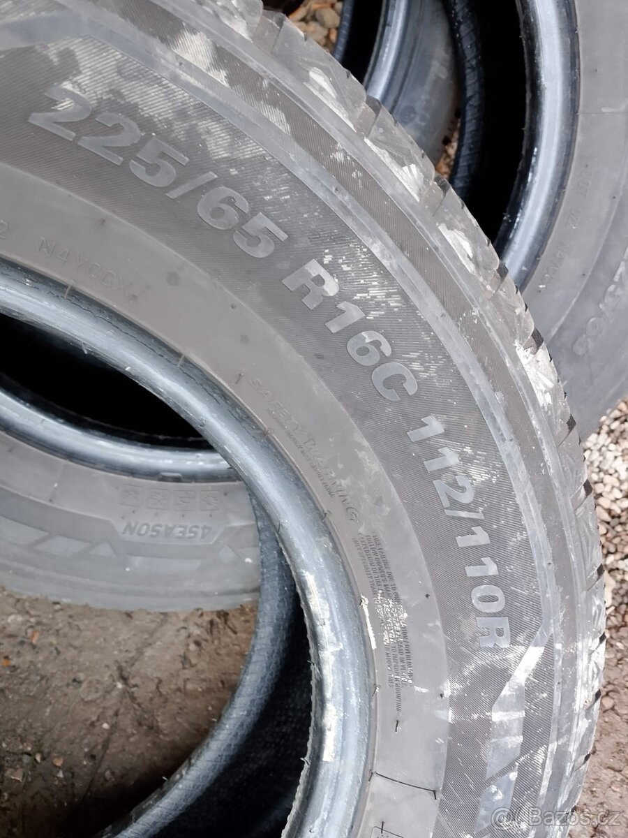 225/65/16c 112/110r Kumho - celoroční pneu 2ks dodávkové - 4