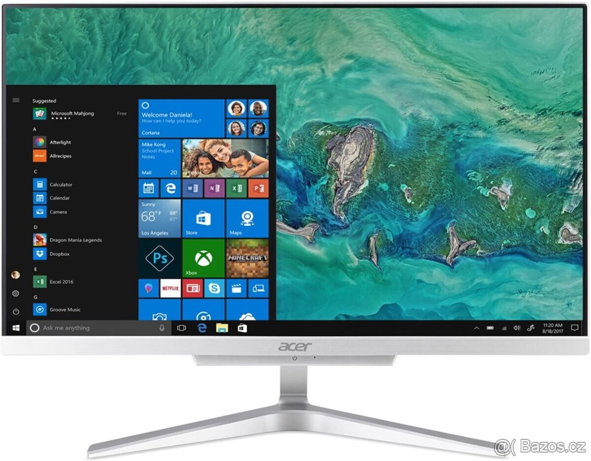 4ks / All in ONE 2v1 komplet tenke PC s W11 / Nvme /2 disky - 4