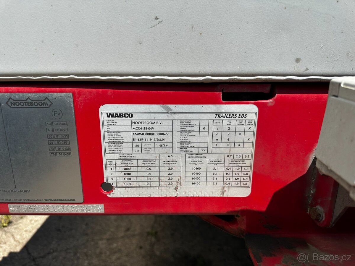 Návěs podvalník Nooteboom MCOS 58-04V - 4