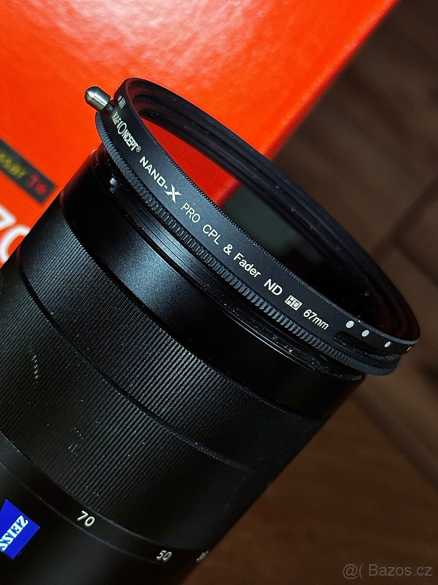 Objektiv Sony ZEISS za oss 24-70mm F4 + CPL/ND filtr - 4