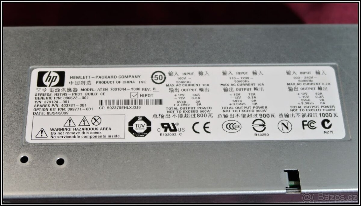 Zdroj HP ATSN 7001044-Y000 1000W 379124-001 - 4
