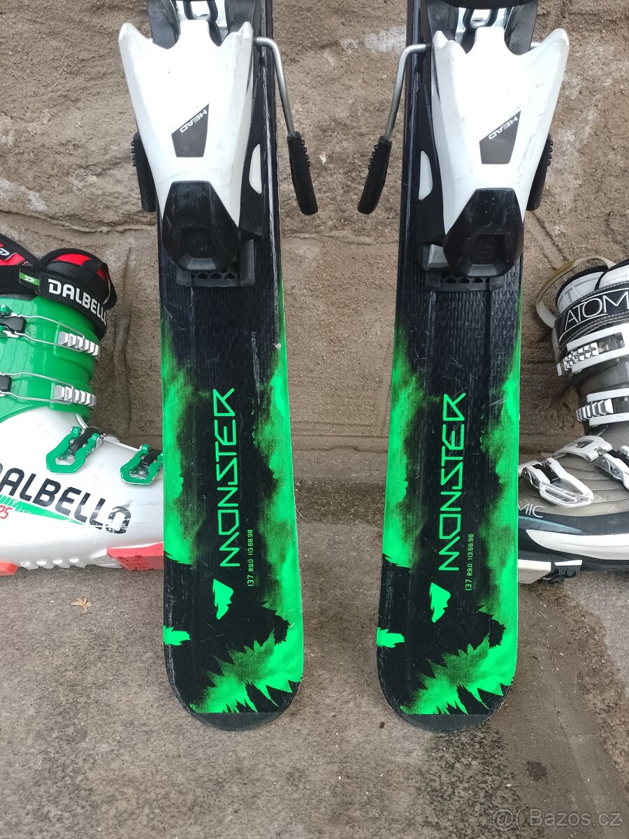 Juniorské lyže HEAD MONSTER 137cm - 4