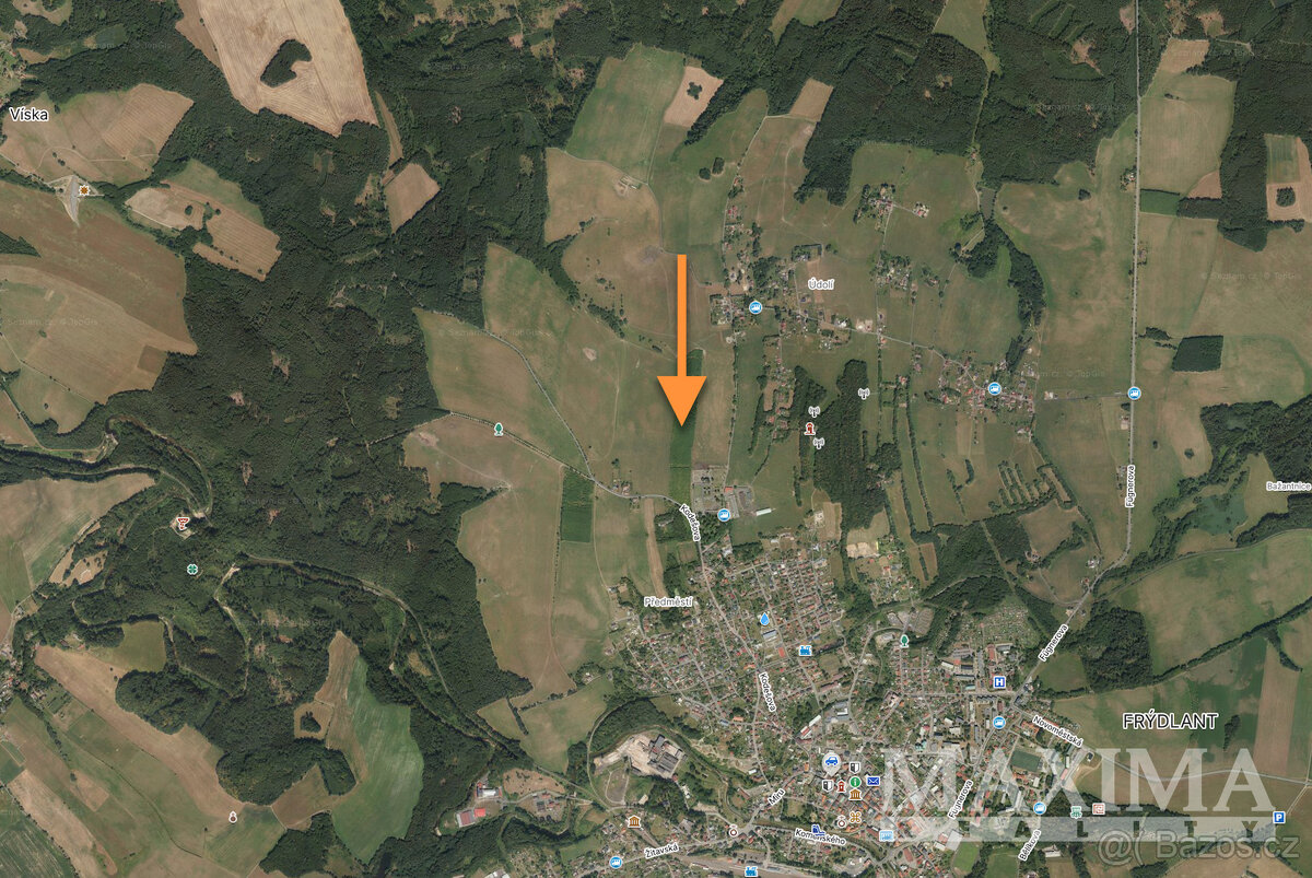 Pozemek o ploše 50397 m2 - Frýdlant, - 4