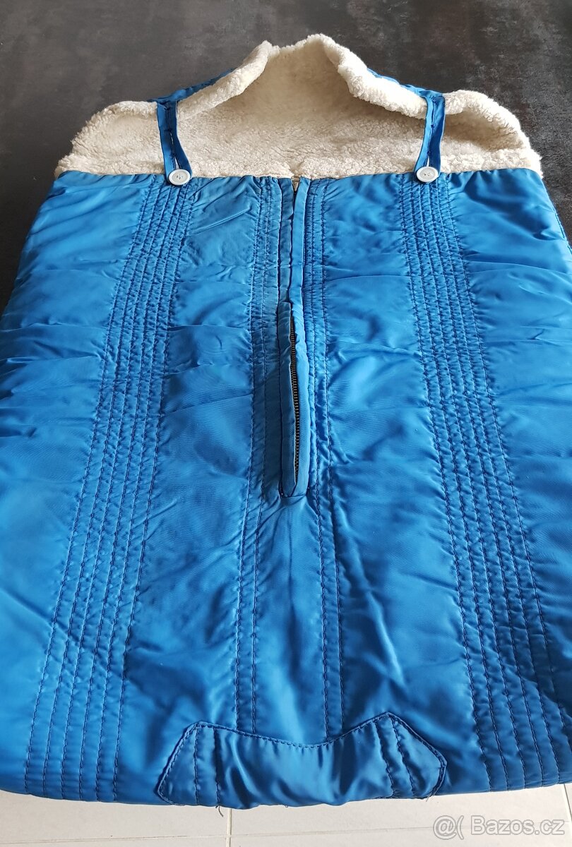 RETRO Dětský kožešinový fusak - 4