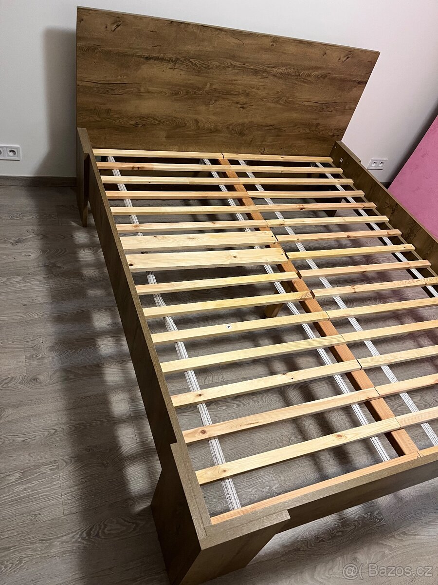 Manželská postel 160x200 cm - 4