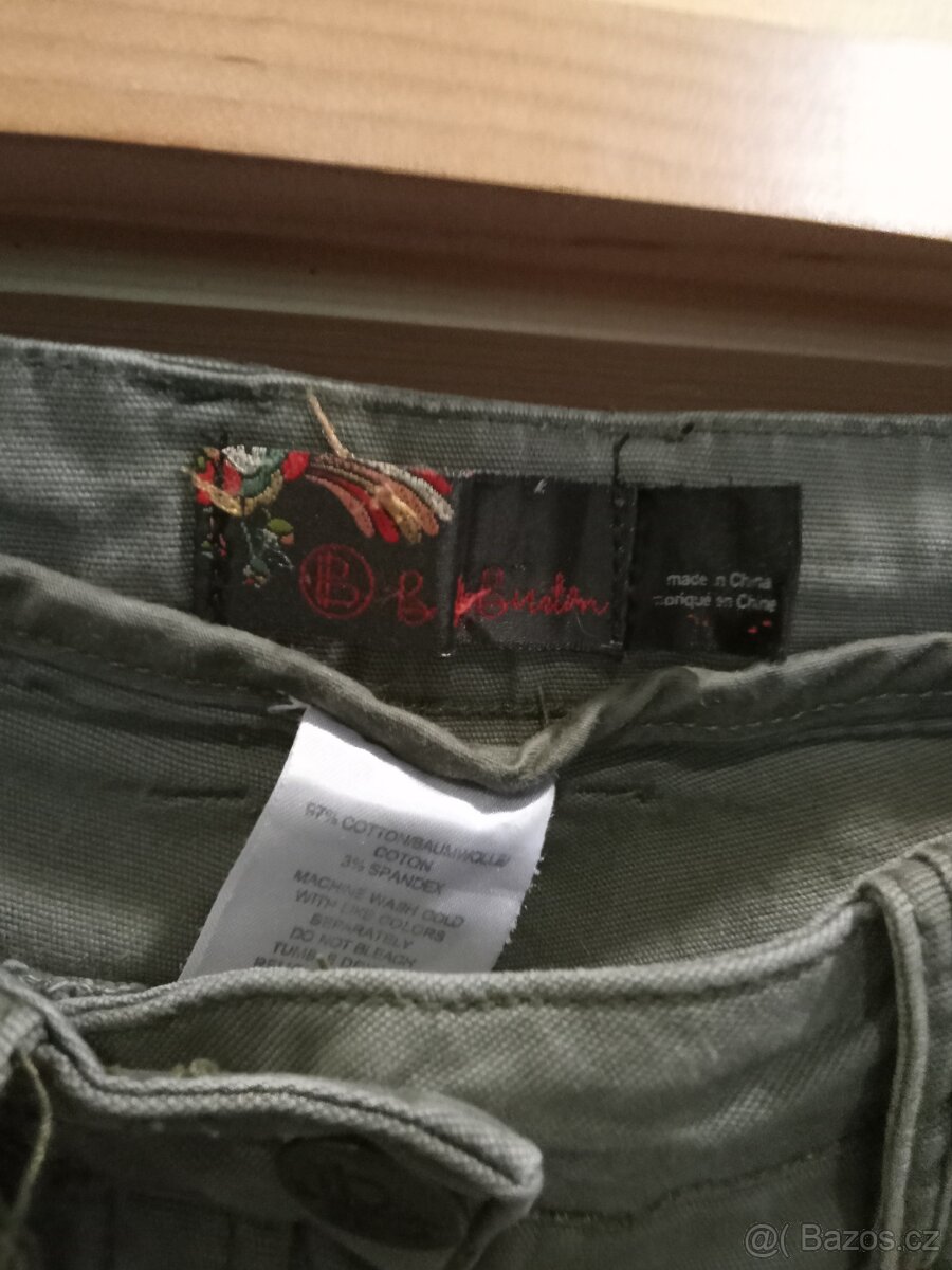 DÁMSKÉ ZELENÉ KALHOTY-vel.S/M - 4