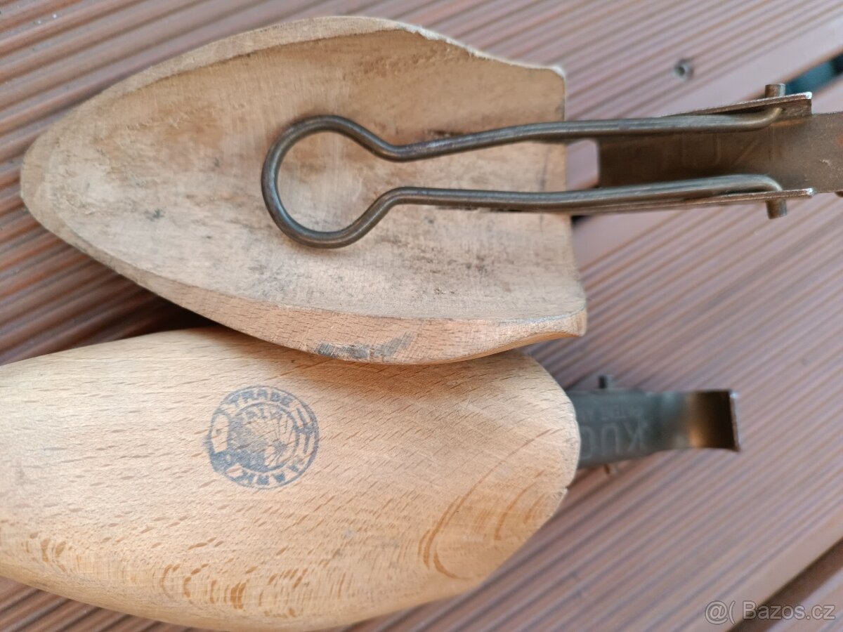 Retro dřevěné napínaky do bot 2 páry. - 4