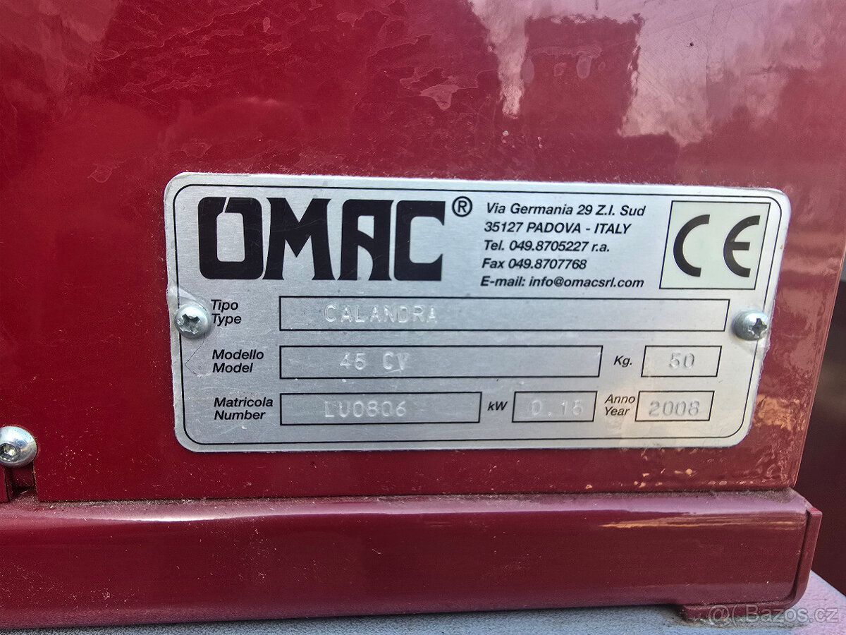 Stroj pro slepování plošných materiálů OMAC 45CV - 4