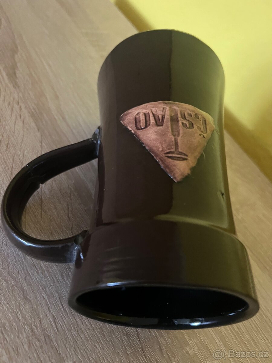 Keramicky půllitr, retro - 4