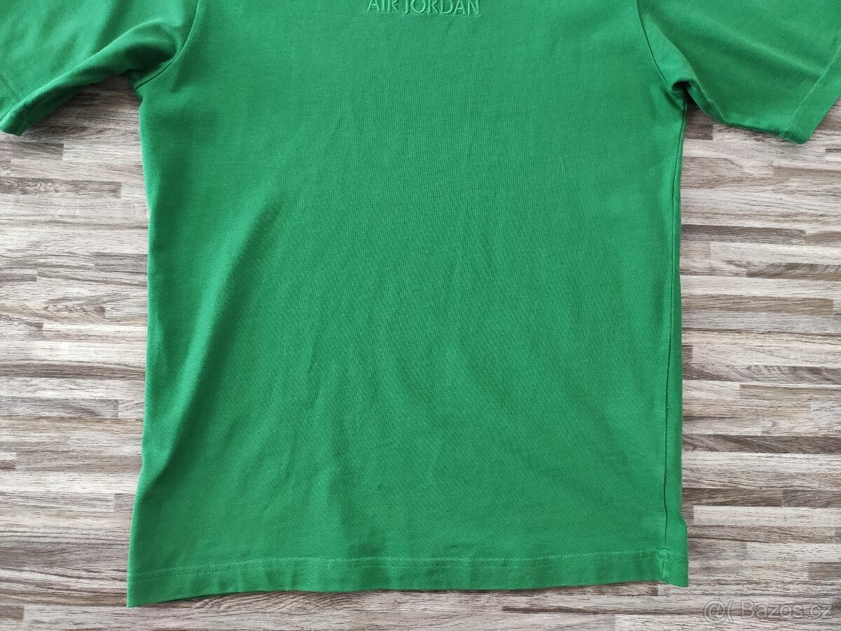 Pánské zelené tričko Air Jordan - vel. XS - 4