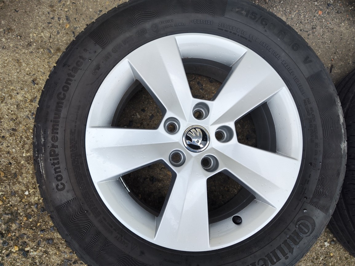 16"letní alu sada Orion 5x112 origo Škoda Superb 3 Passat 8 - 4