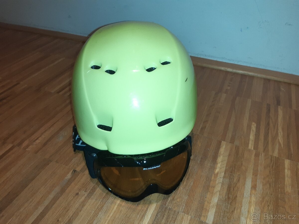 Dětská lyžařská helma a brýle Blizzard vel. M - 4