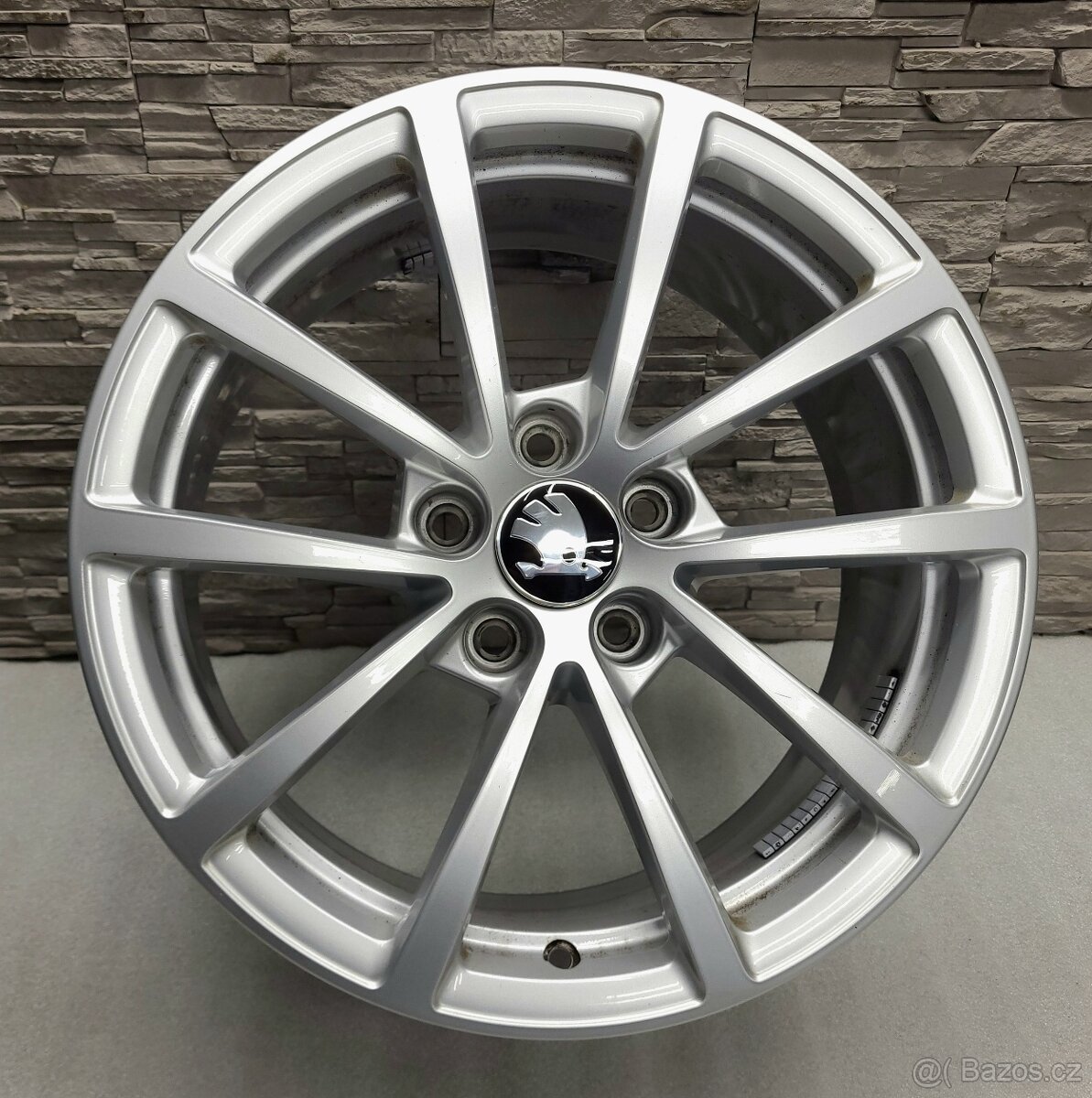 17" Originál Audi A6 5x112 VW Škoda Seat - 4