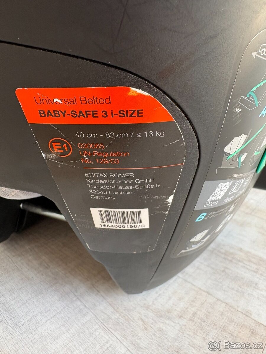 BRITAX Autosedačka Baby-Safe 3 i-Size - 4