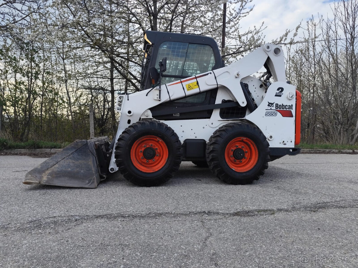 Nakladač Bobcat S650, HF, klíma, ŠPZ. - 4