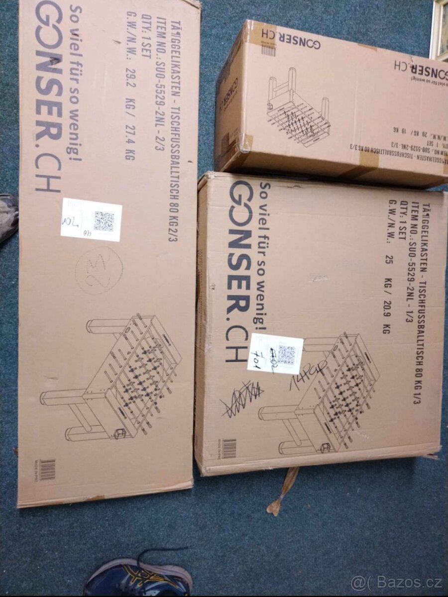 Stolní fotbal (fotbálek) Gonser CH - 4