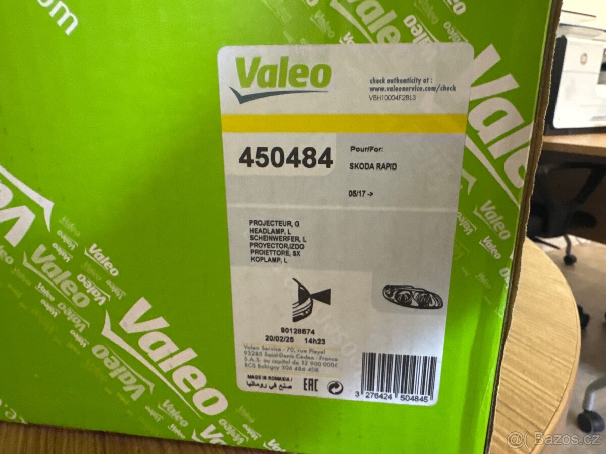 Škoda Rapid levý přední světlomet - 4