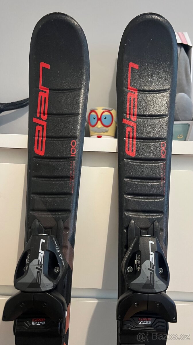 Lyže Elan 100cm + lyžáky Atomic - 4