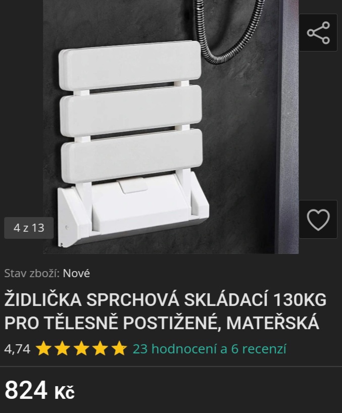 Židlička na zeď - 4