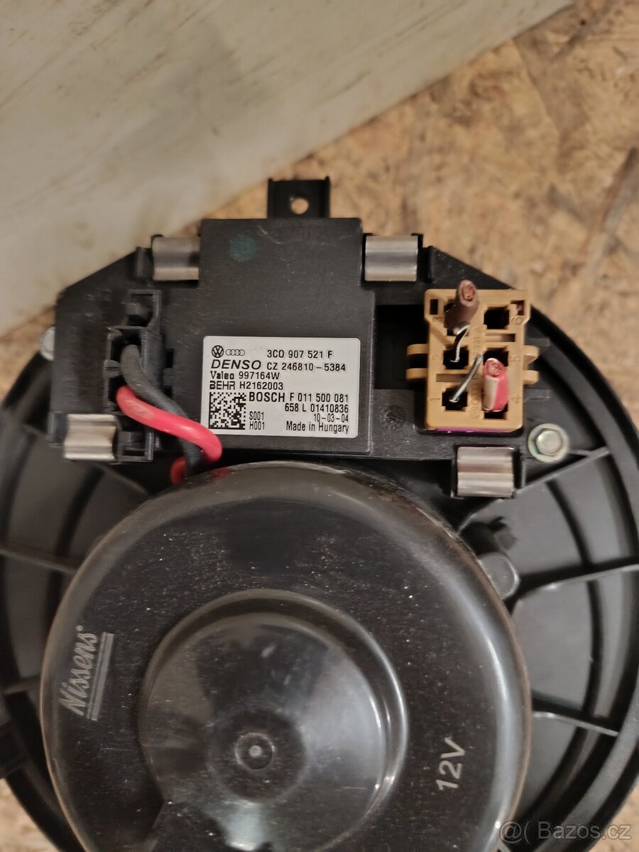 Ventilátor topení Škoda Octavia II r.v.08-14 - 4