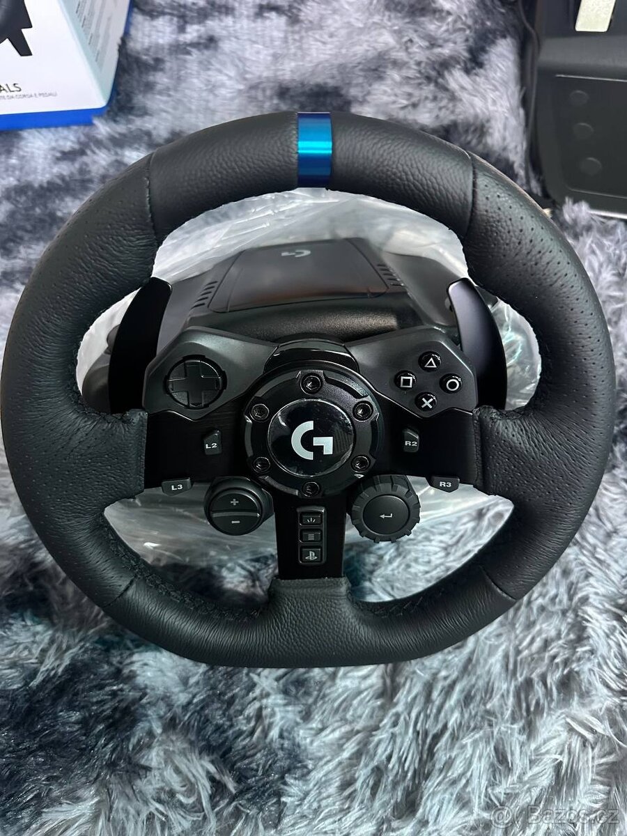 Logitech G923 TrueForce + pedaly - PS4/PS5/PS - top stav - 4