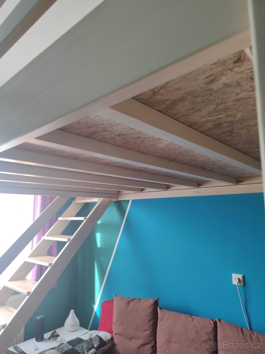 Luxusní patrová postel (masiv) - 4