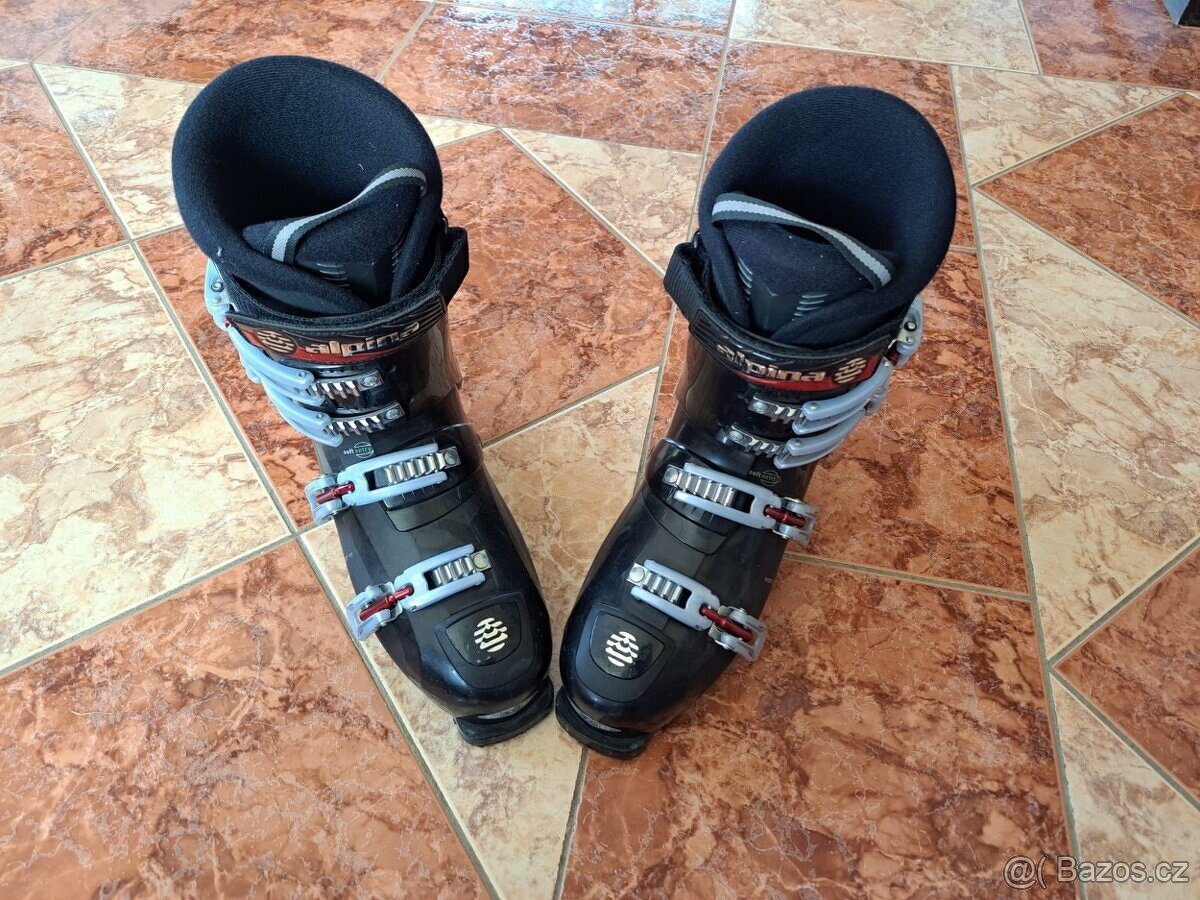 ZNAČKOVÉ LYŽÁKY ALPINA SPORT FIT, VE VELMI PĔKNÉM STAVU - 4