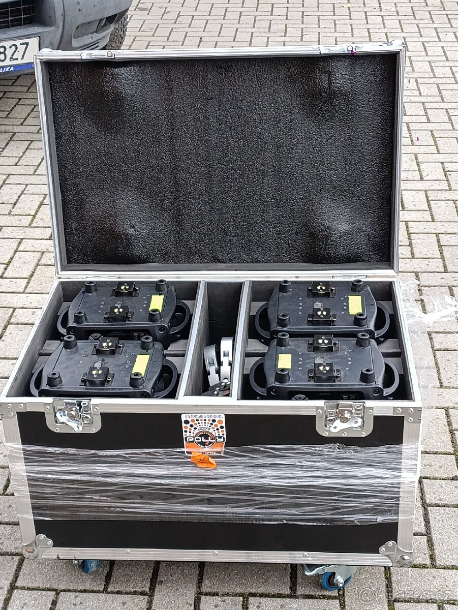 Prodám profi case na 4ks WASH 19x15 Wat - 4