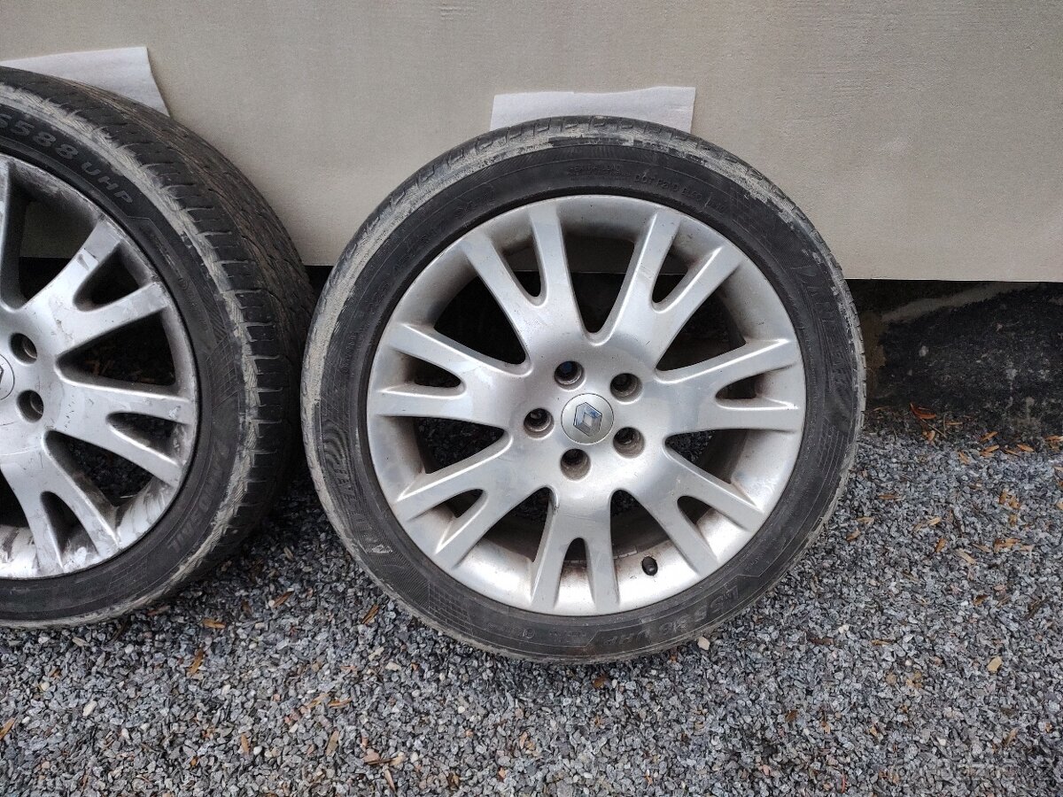 17" disky 5x108 + letní pneu - 4