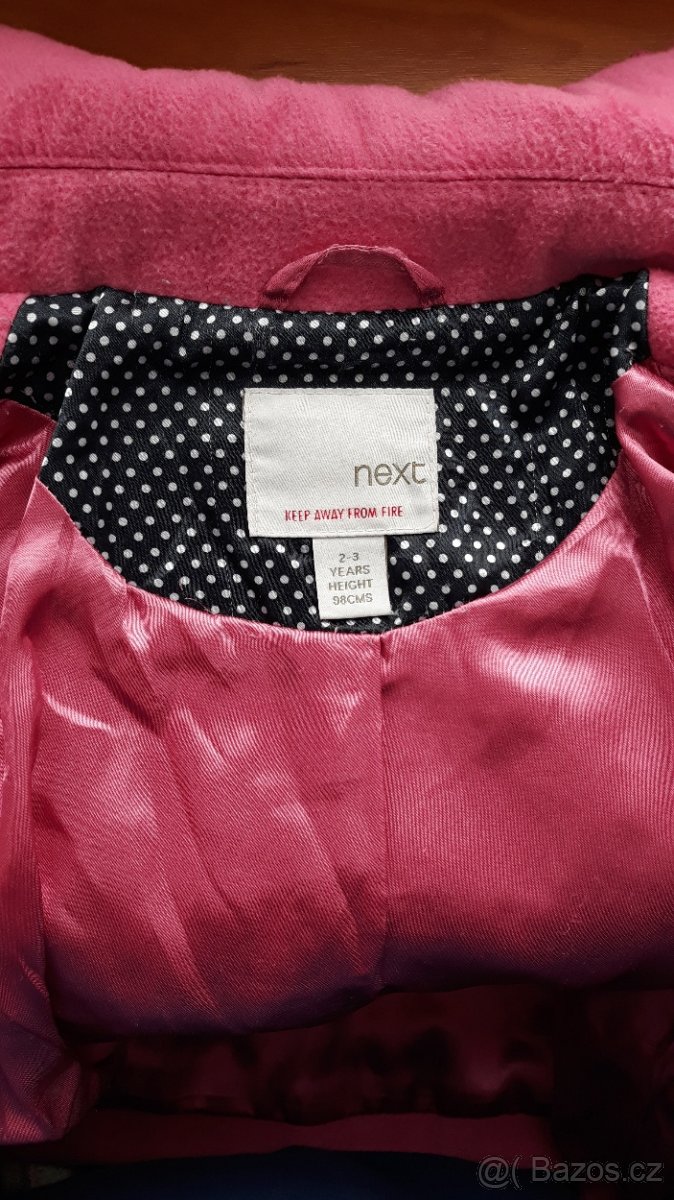 Dívčí kabátek Next vel.2-3 - 4