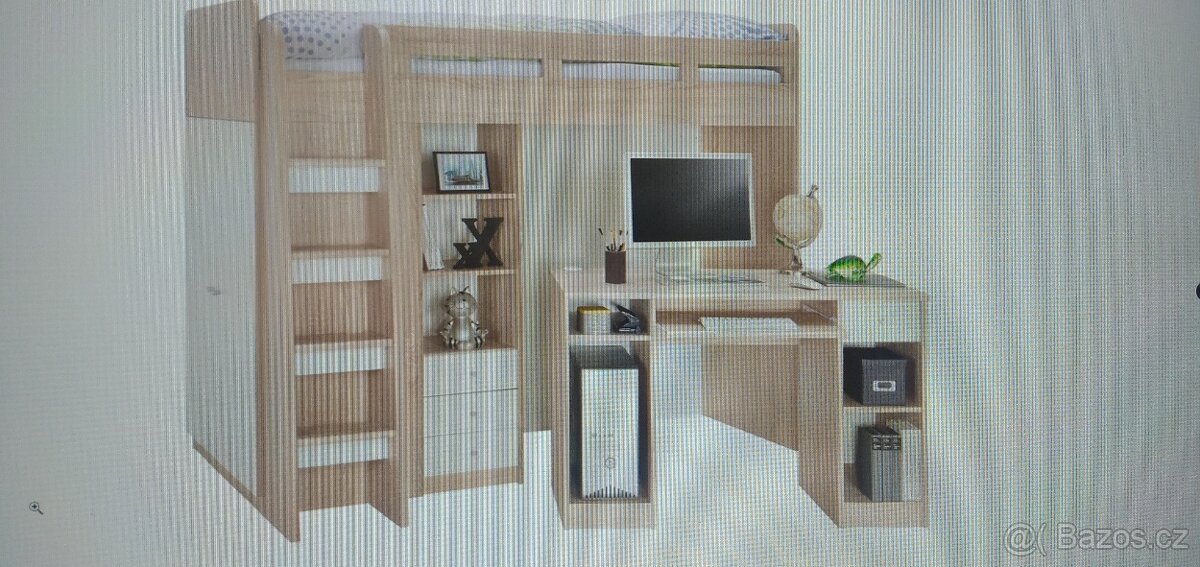 DĚTSKÁ PATROVÁ POSTEL 90X200CM - 4