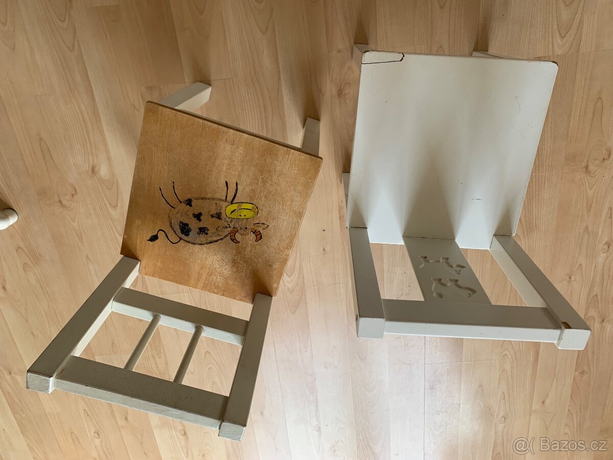 Dětské židličky, dětský stoleček - 4