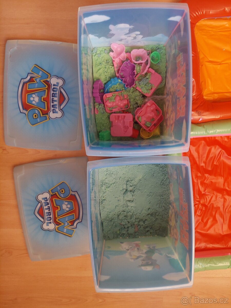kinetický písek, bábovky, boxy, bazénky - 4
