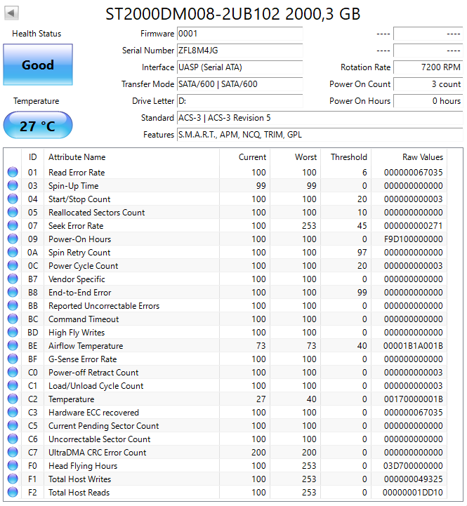 3,5" HDD Seagate Barracuda 2TB - 4
