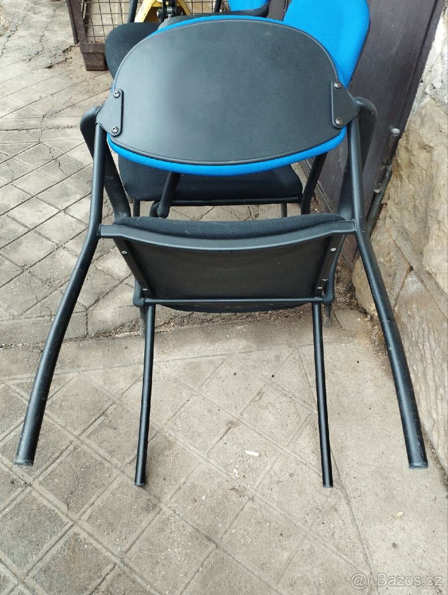 Kovová židle 3ks - 4