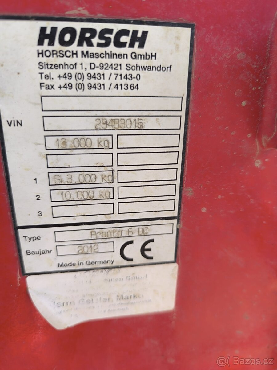 secí stroj HORSCH PRONTO 6DC - 4