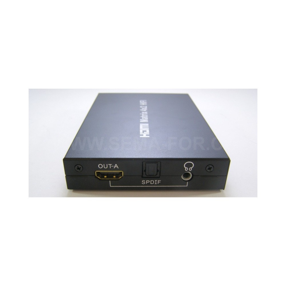 HDMI HIFI matrix 4 výstupy na 2 vstupy - 4
