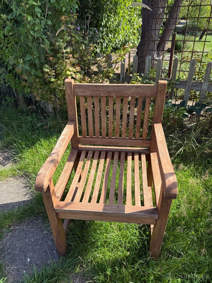 Teakový nábytek 4 židle - 4