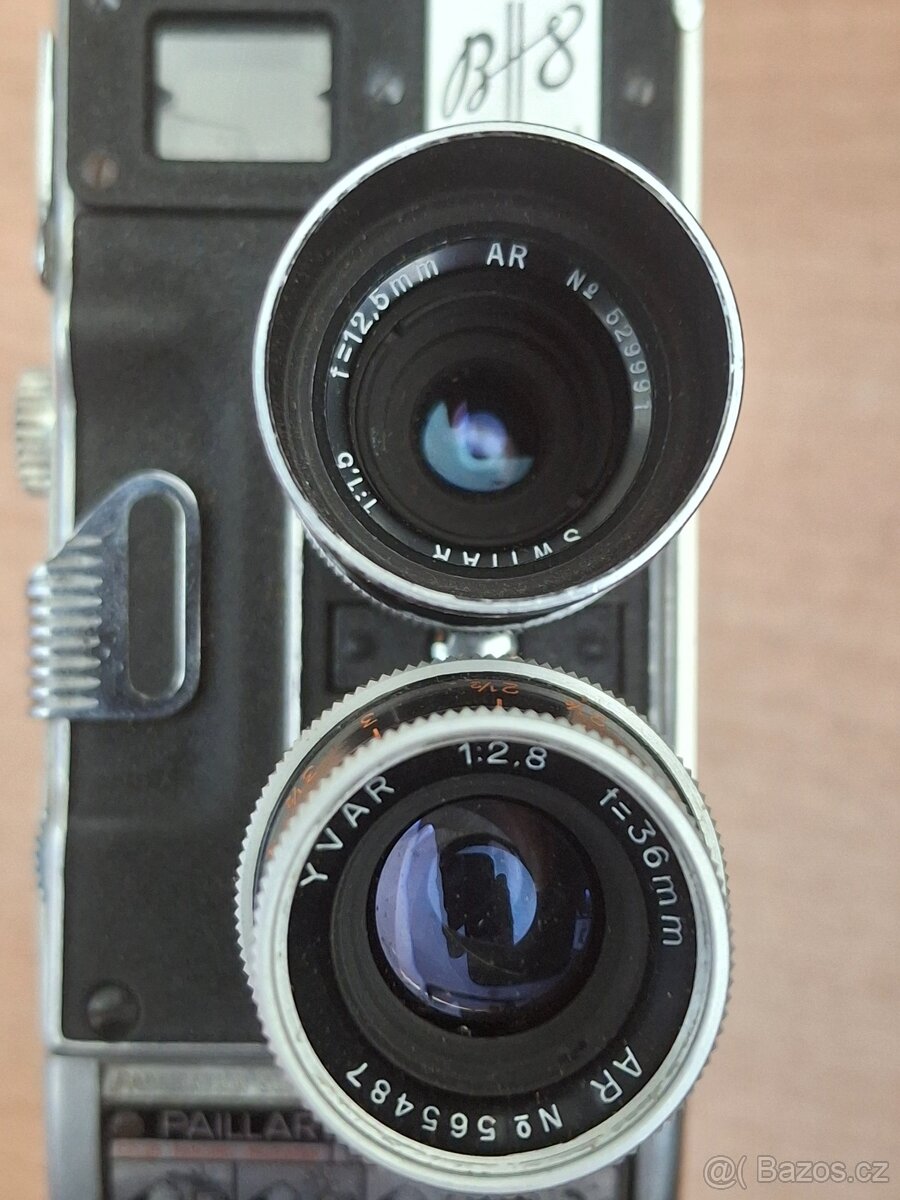 Bolex Paillard B8 8mm Kamera + příslušenství - 4