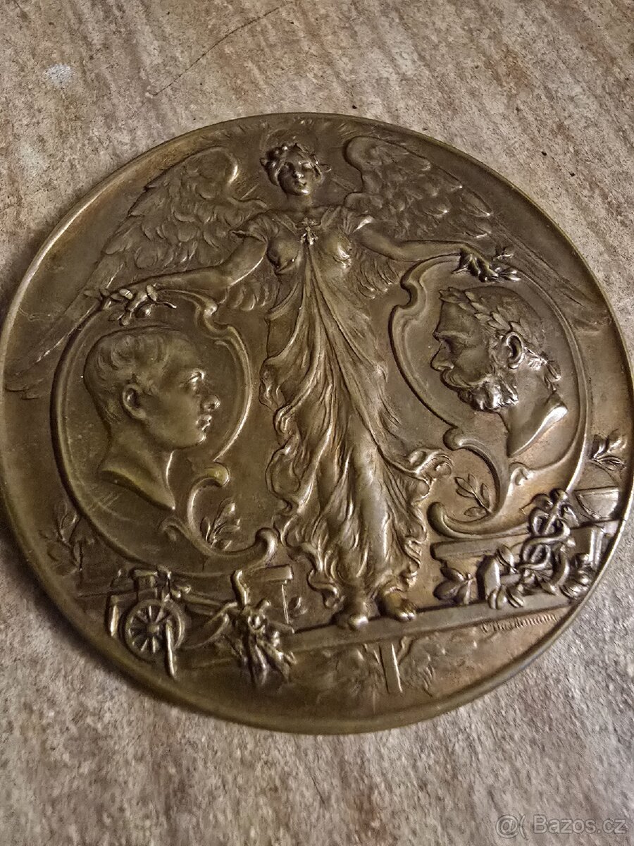 FRANTIŠEK JOSEF VELKÁ MEDAILE RAKOUSKO-UHERSKO - 4