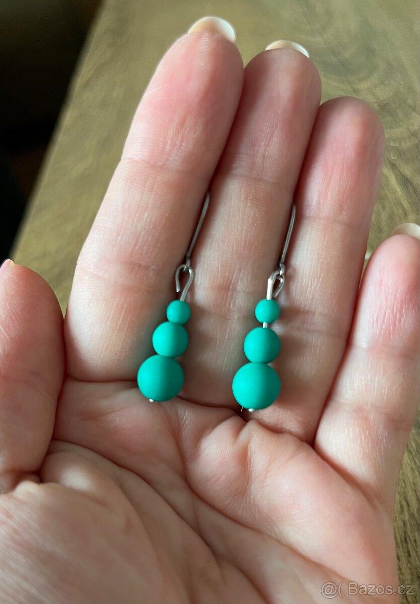 Ocelové visací náušnice - 4