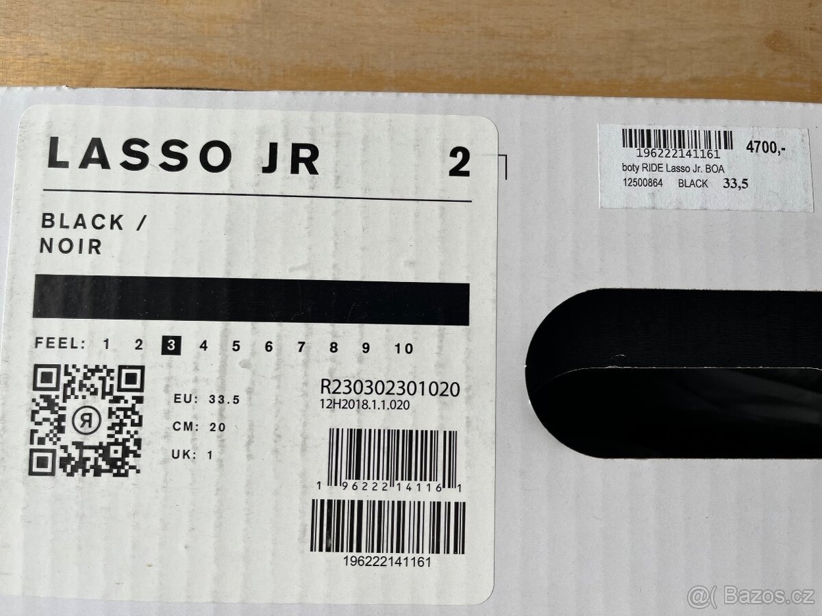 Dětske boty RIDE Lasso Jr. Boa 33.5 - 4