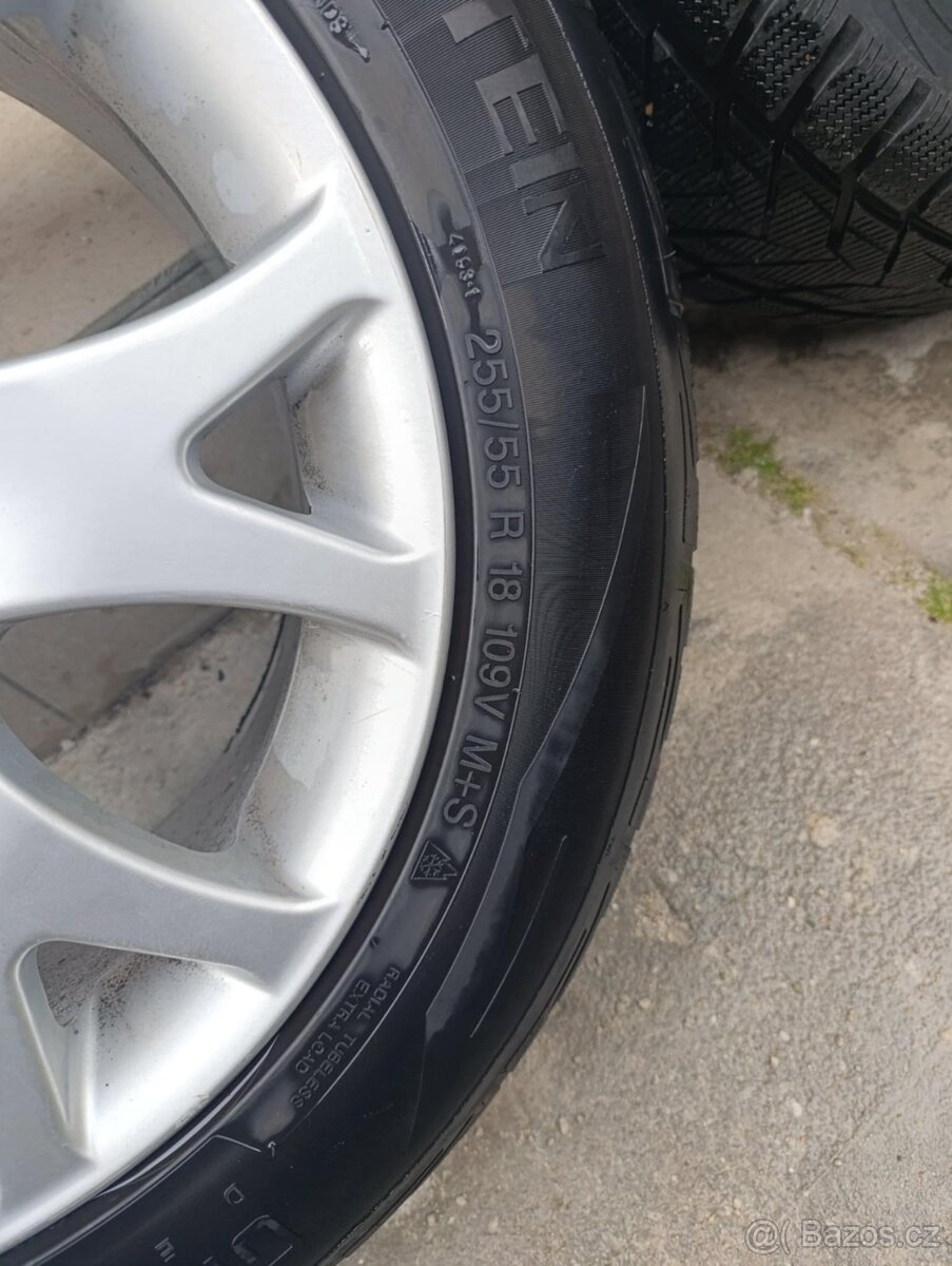 Prodám výměnim BMW Alu Kola 5x120 x18 ET 46 +Zimní pneu - 4