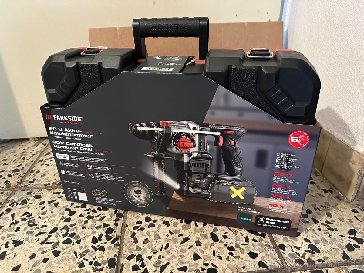 Aku kombinované kladivo PKHAP 20-Li A1 - 4