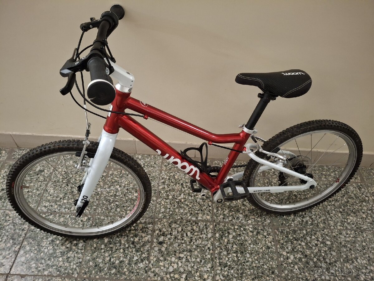 Dětské kolo WOOM 4 20" výroční červená metalíza - 4