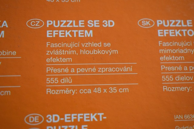 3D puzzle 555 dílků Tygr - 4