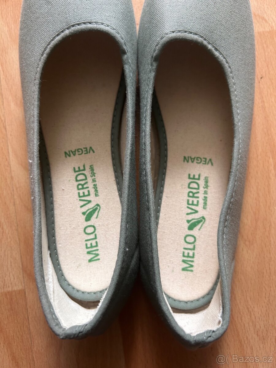 Zelené baleríny 38 melaverde - 4